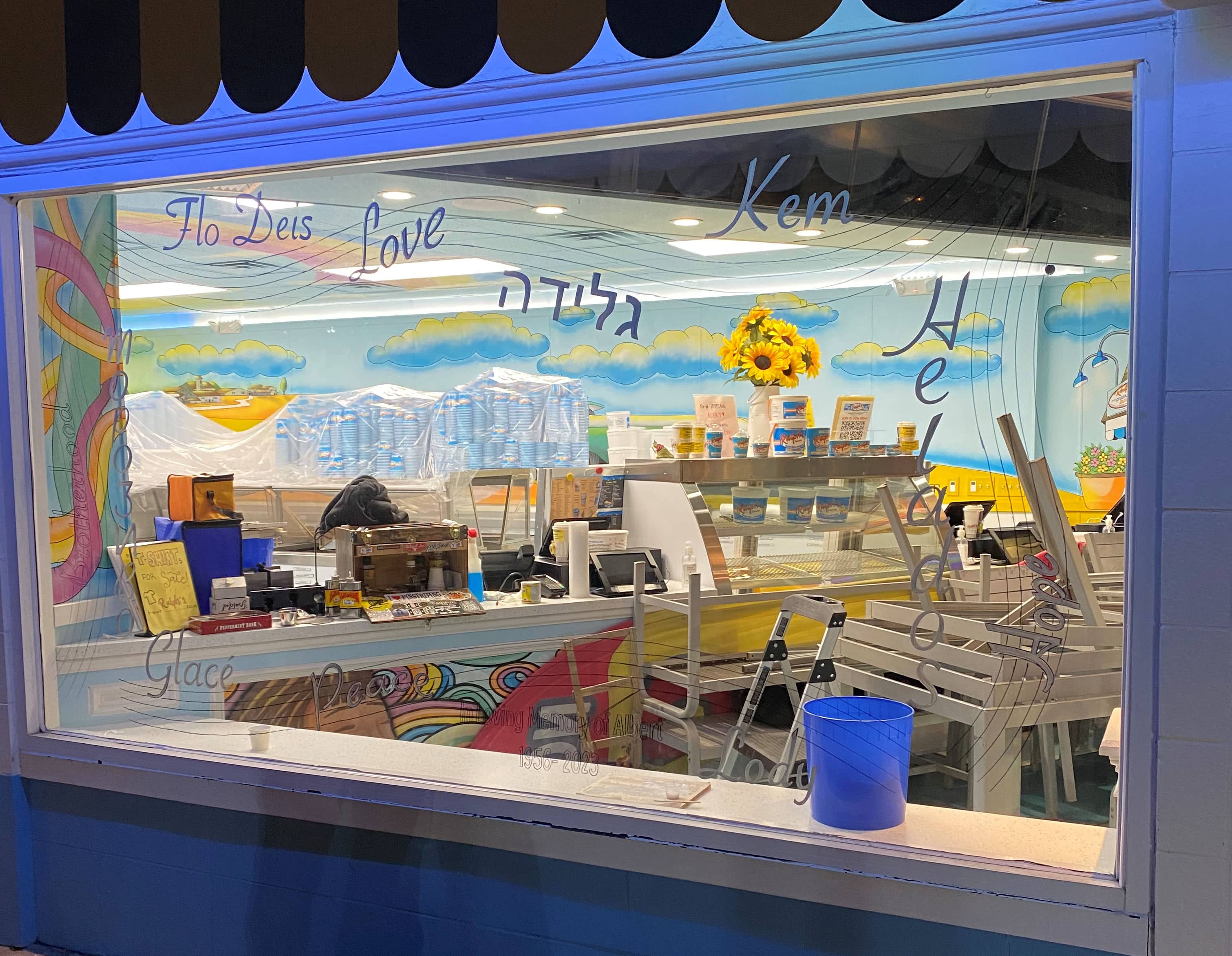 Ralph's Window Art in the Making Ralph's Window Art in the Making